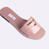 Nia Beige Leather Sandals