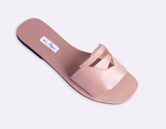 Nia Beige Leather Sandals